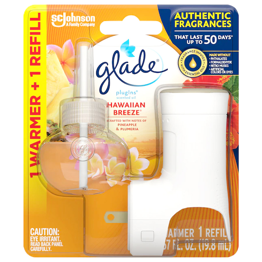 GLADE PISO 0.67 OZ CITRUS WARMER+REFILL STARTER KITS