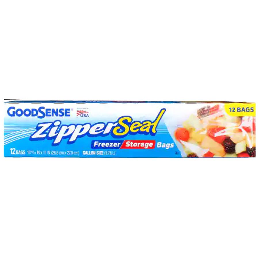 GOODSENSE FREEZER ZIPPER BAG 1 GL 11 CT SEAL (GDS30GFS11)