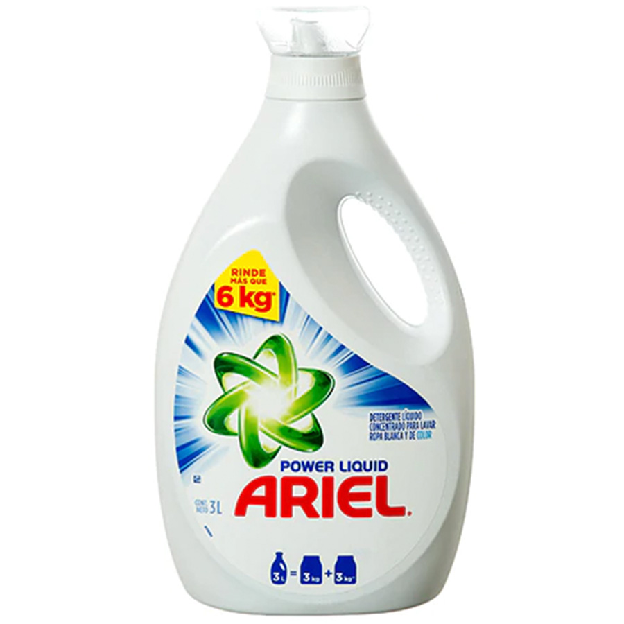 ARIEL LIQUID DETERGENT 3 L DOBLE PODER