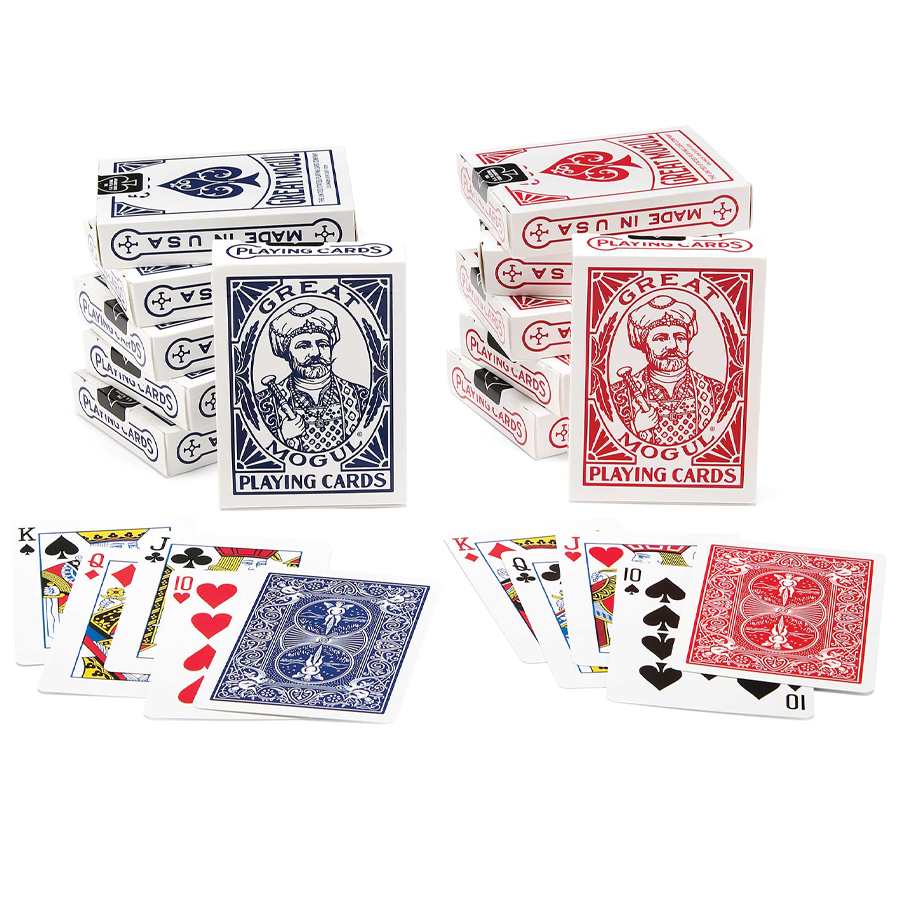 GREAT MOGUL PLAYING CARD 12 PK ARISTOCRAT 2NDS