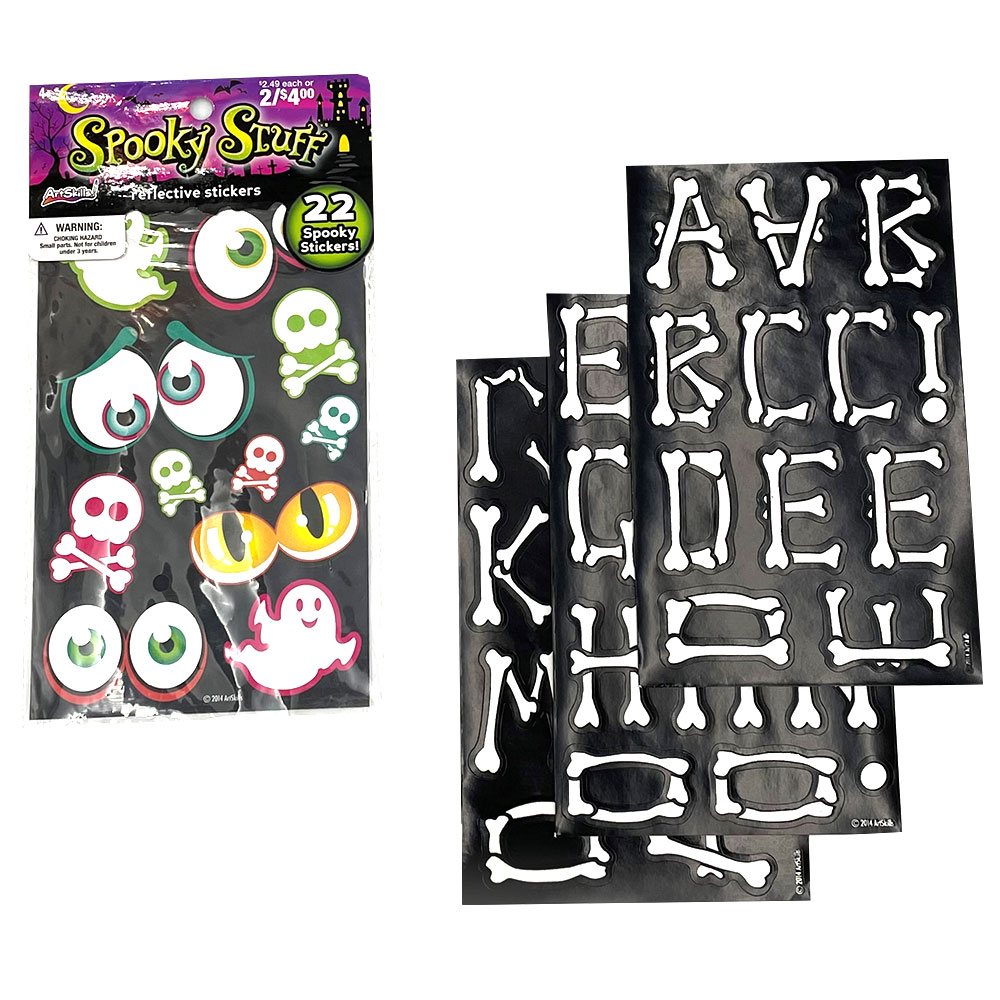HALLOWEEN SPOOKY STICKERS