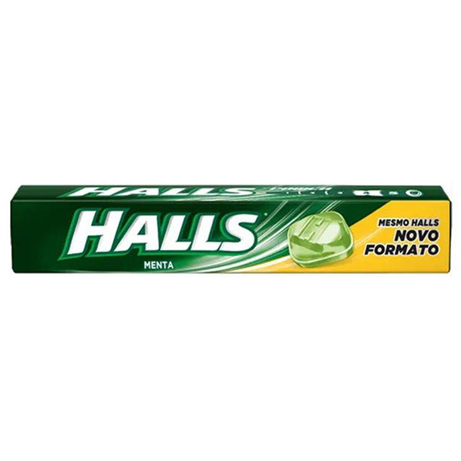 HALLS COUGH DROPS 27.5 G MINT GREEN (BRAZIL)