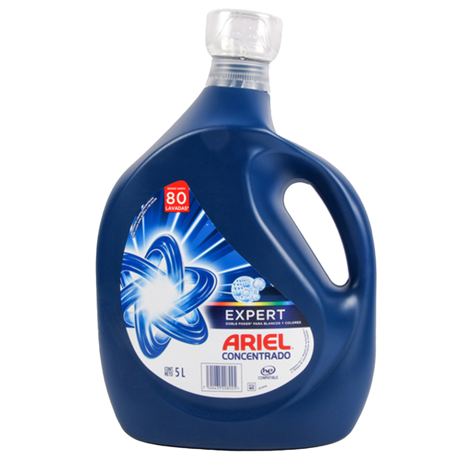 ARIEL LIQUID DETERGENT 5 L DOBLE PODER HE 10 LOADS