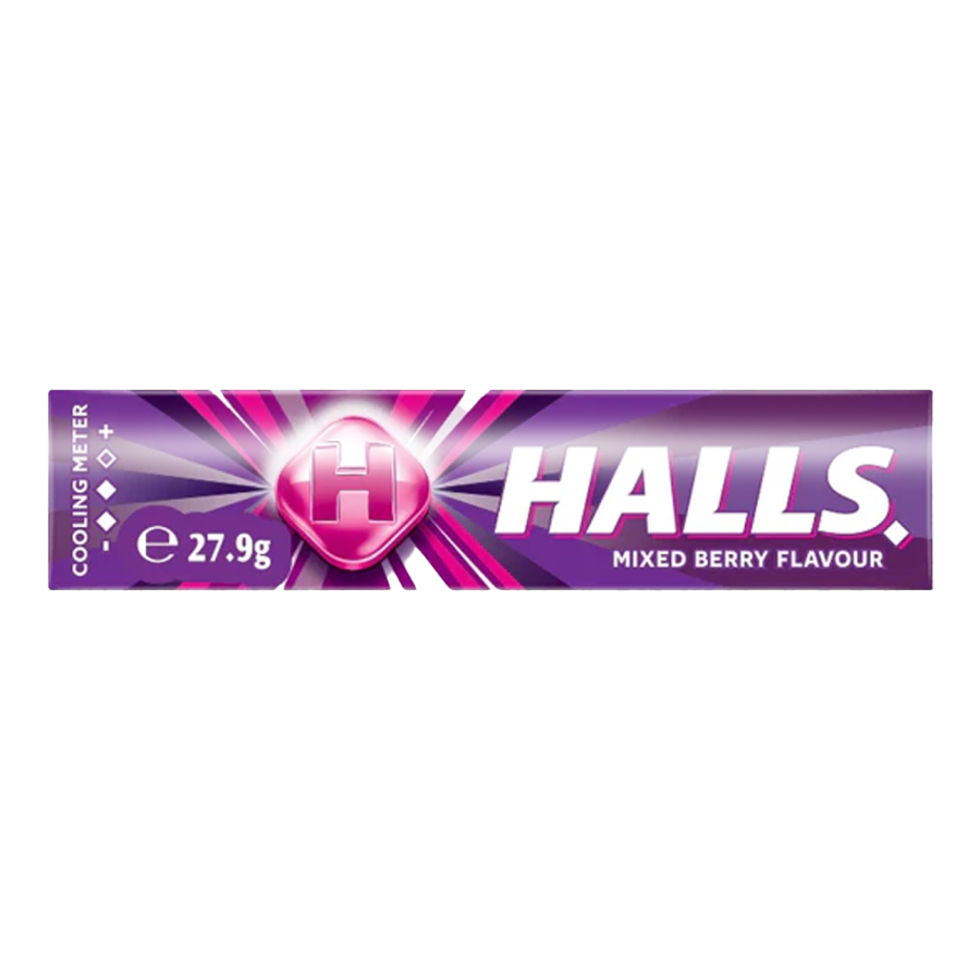 HALLS COUGH DROPS 27.9 G MIXED BERRY 9DP