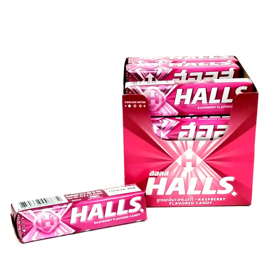 HALLS COUGH DROPS 27.9 G RASBERRY 9DP