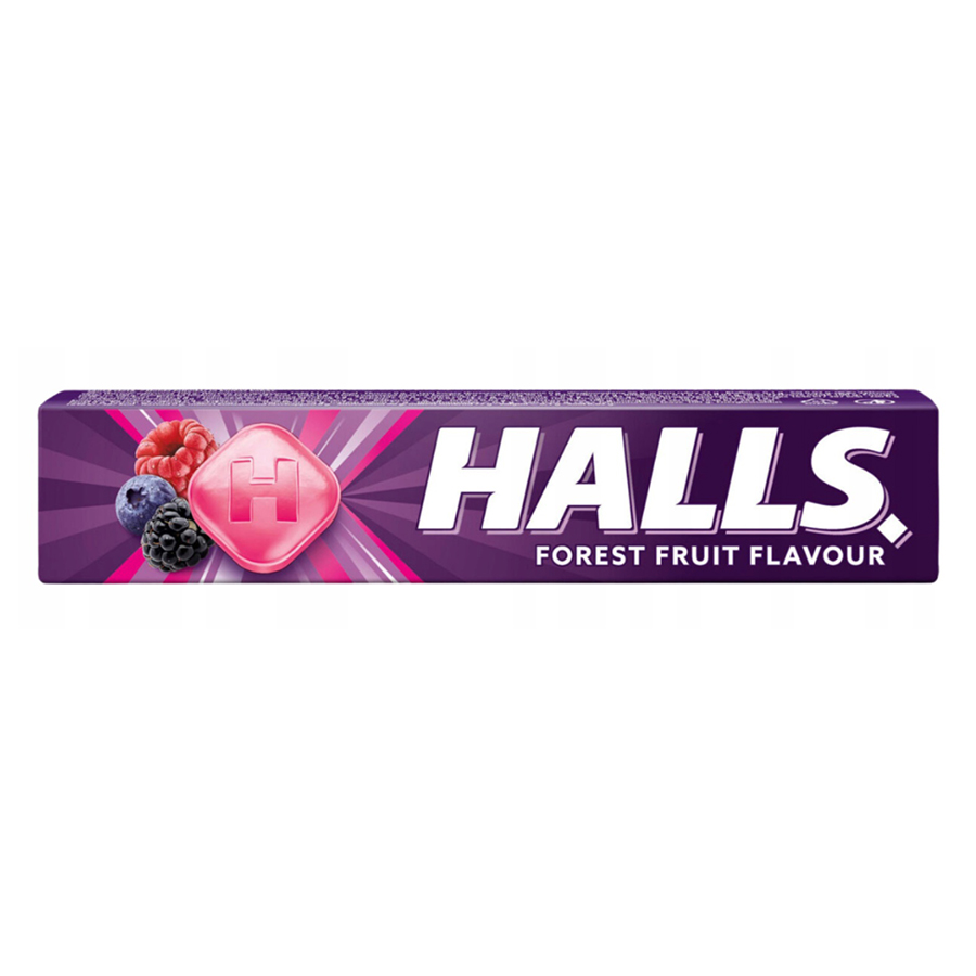 HALLS COUGH DROPS 33.5 G FOREST FRUIT