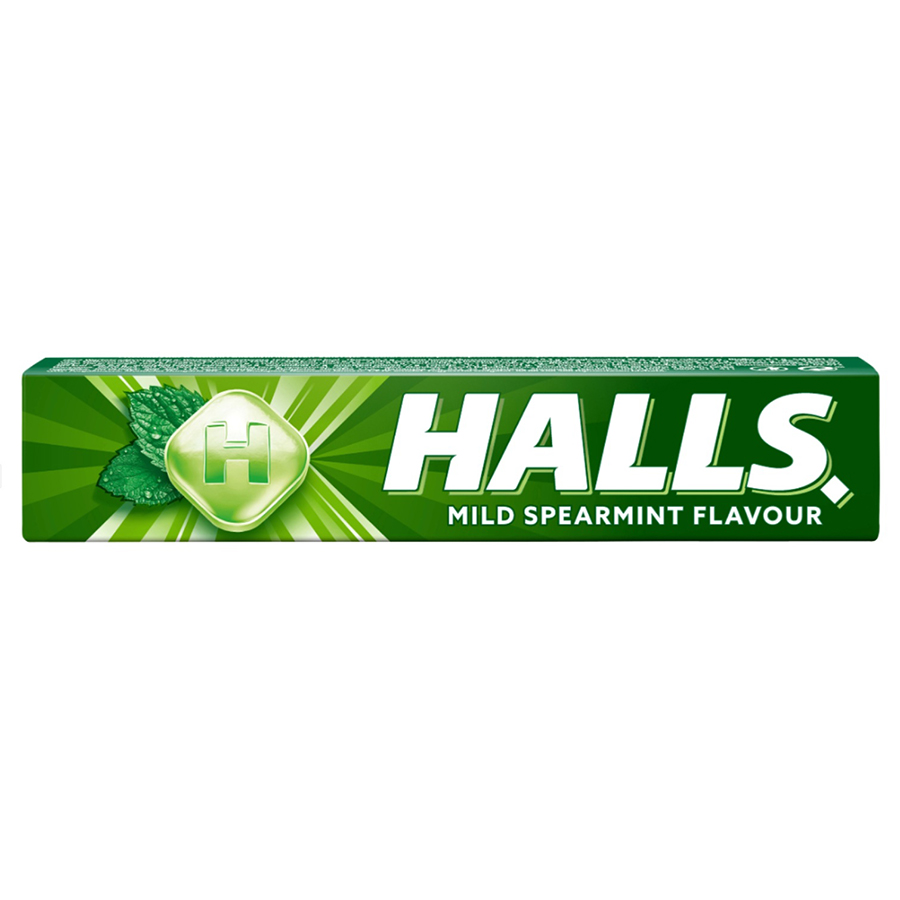 HALLS COUGH DROPS 33.5 G MILD SPEARMINT