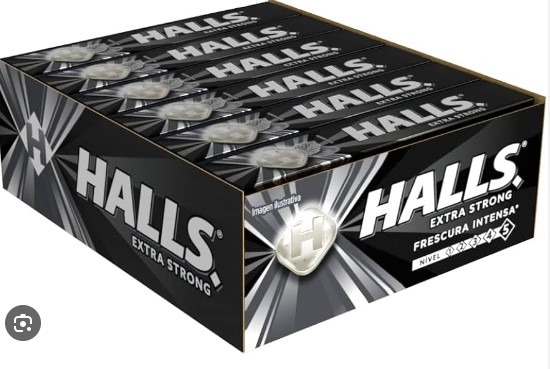 HALLS COUGH DROPS 9 CT BLACK HARD (MEXICO)