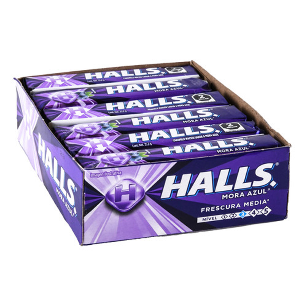 HALLS COUGH DROPS 9 CT BLUEBERRY (MEXICO)