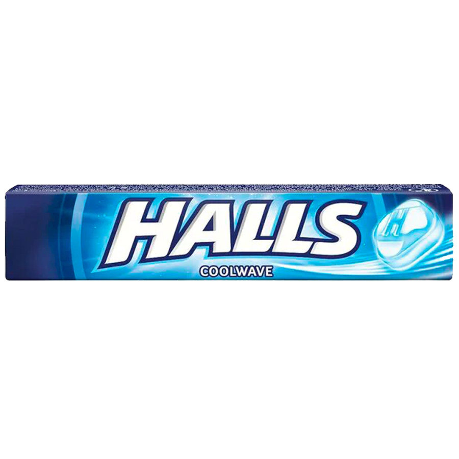 HALLS COUGH DROPS 9 CT COOL WAVE MENTHOL UK