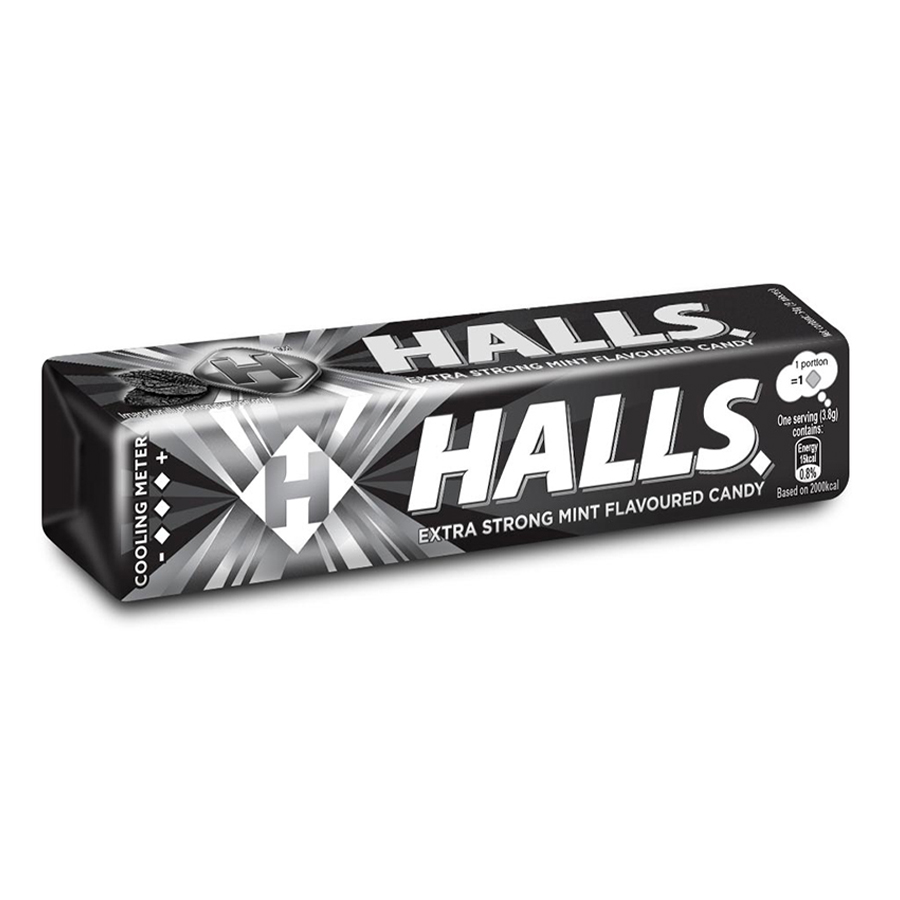 HALLS COUGH DROPS 9 CT EXTRA STRONG MINT