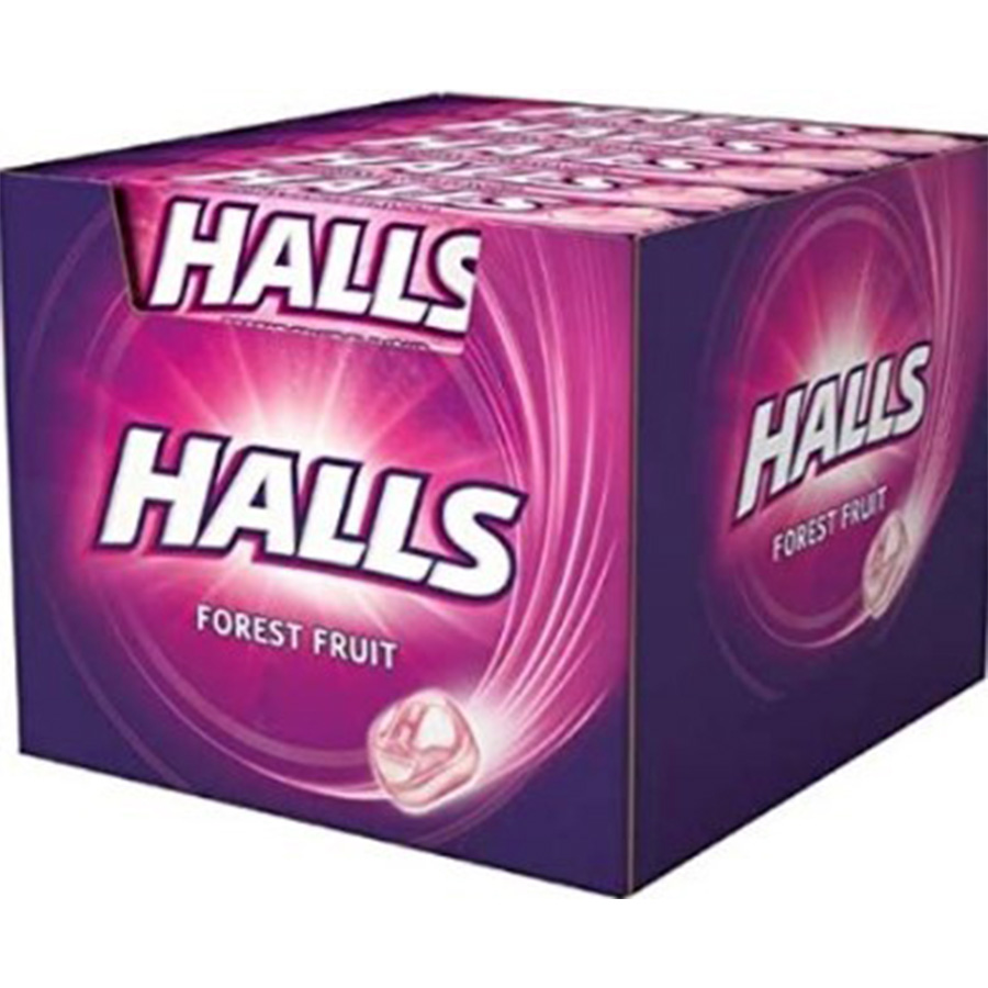 HALLS COUGH DROPS 9 CT FOREST FRUIT UK