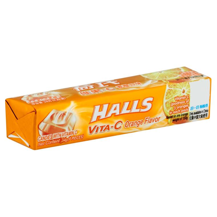 HALLS COUGH DROPS 9 CT VITAMIN C CITRUS