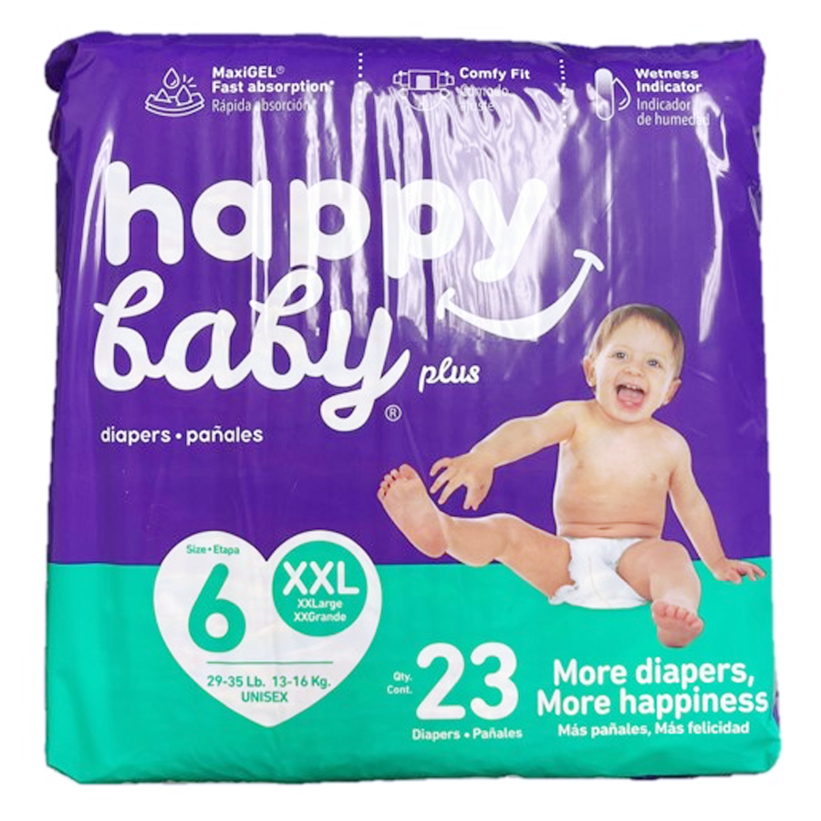 HAPPY BABY PLUS DIAPER XXL 23 CT CJ