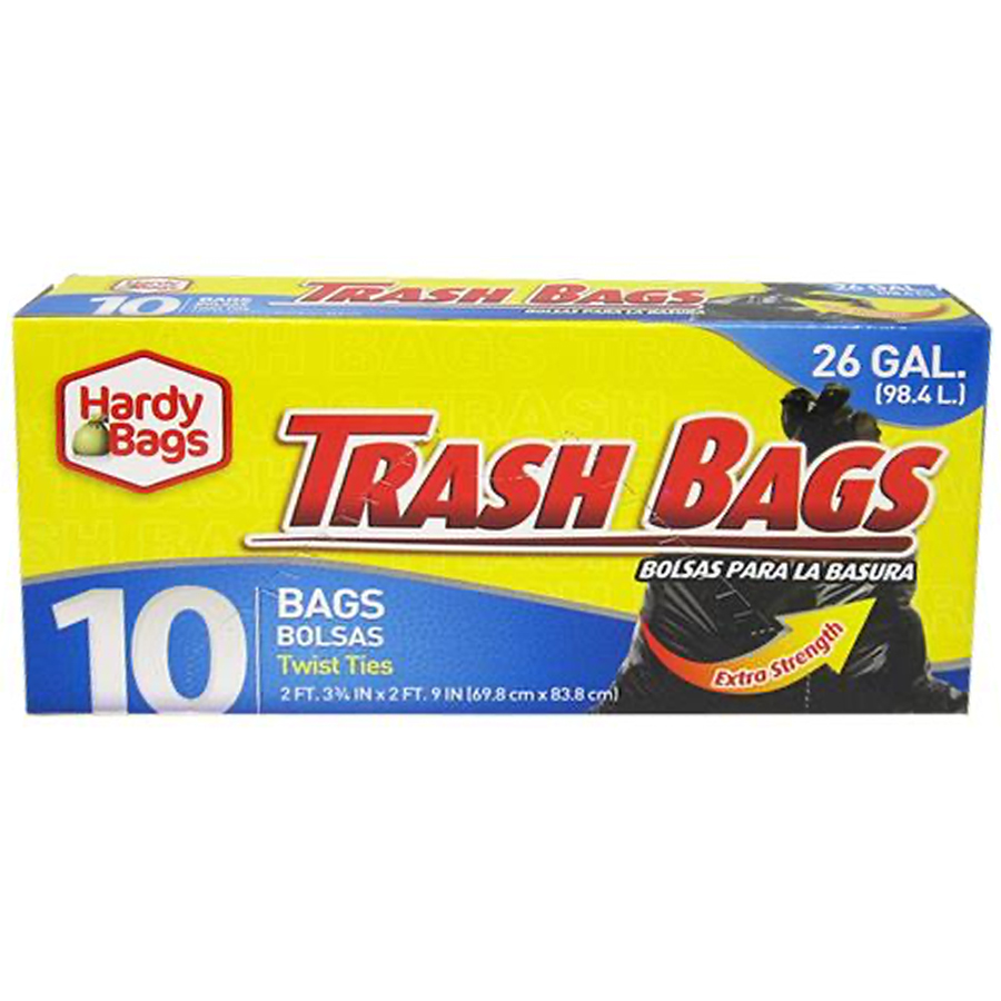 HARDY BAG TRASH BAG 26 GL 10 CT