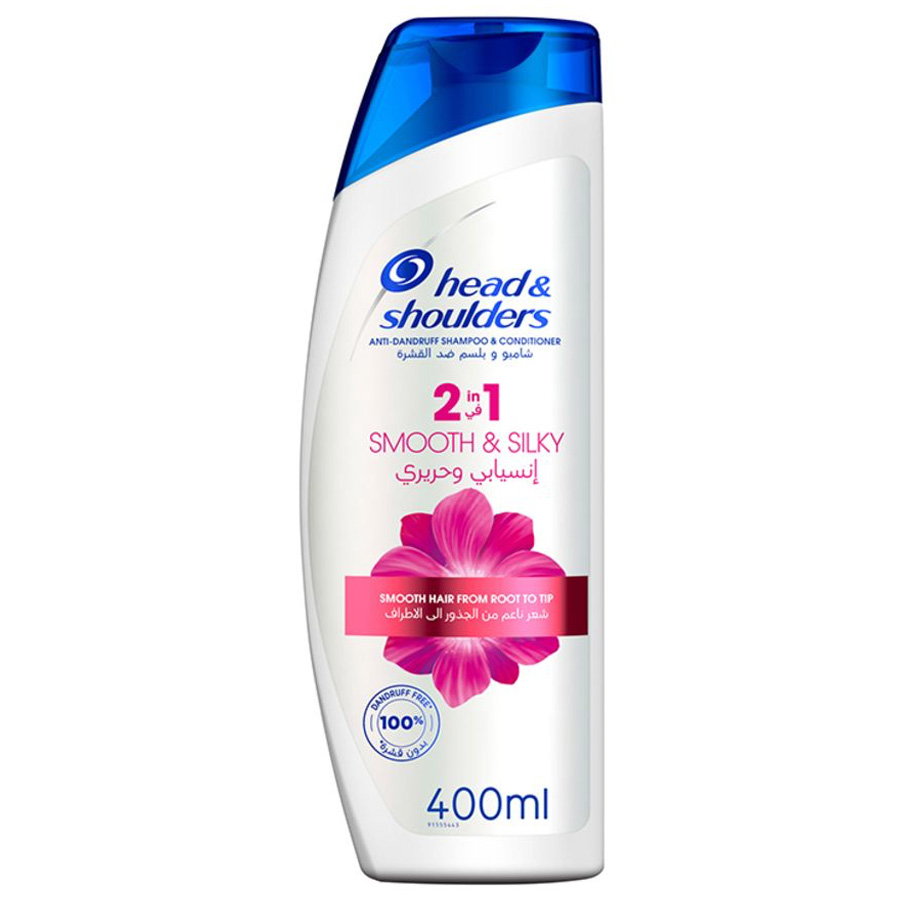 HEAD & SHOULDERS 2IN1 SH&CD 400 ML SMOOTH & SILKY