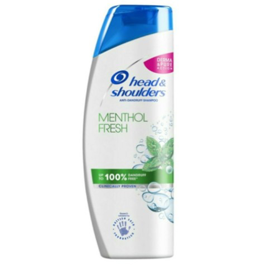 HEAD & SHOULDERS SHAMPOO (IMP) 13.5 OZ / 400 ML MENTHOL REFRESH