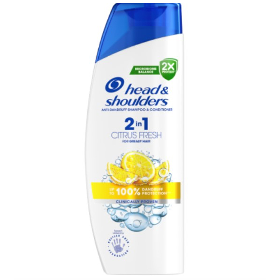 HEAD & SHOULDERS SHAMPOO (IMP) 2 IN 1 330 ML CITRUS