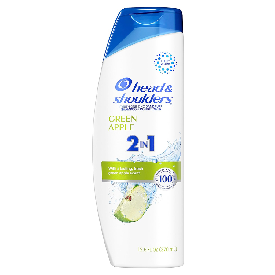 HEAD & SHOULDERS SHAMPOO (USA) 12.5 OZ 2IN1 GREEN APPLE