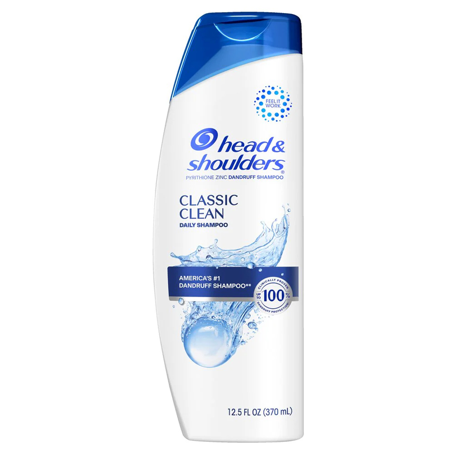 HEAD & SHOULDERS SHAMPOO (USA) 12.5 OZ CLASSIC CLEAN