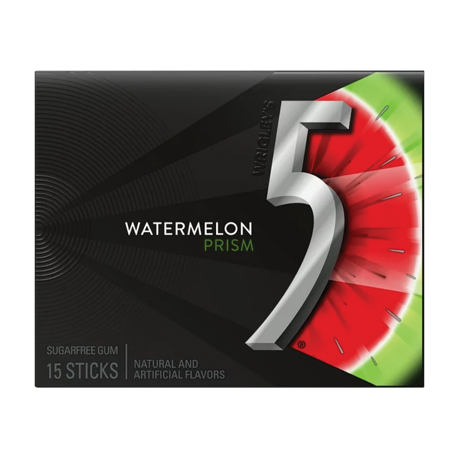 5 GUM 15 STK WATERMELON PRISM