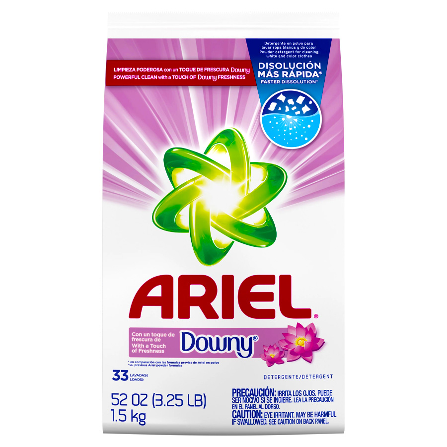 ARIEL POWDER DETERGENT 1.5 KG REGULAR WITH DOWNY