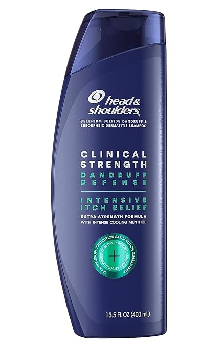 HEAD & SHOULDERS SHAMPOO 13.5 OZ / 400 ML CLINICAL STRENGHT ITCH RELIEF