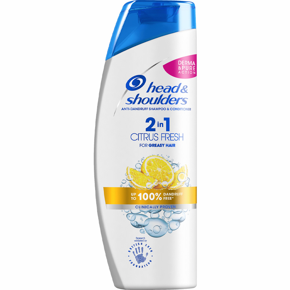 HEAD & SHOULDERS SHAMPOO 2 IN 1 13.5 OZ / 400 ML CITRUS