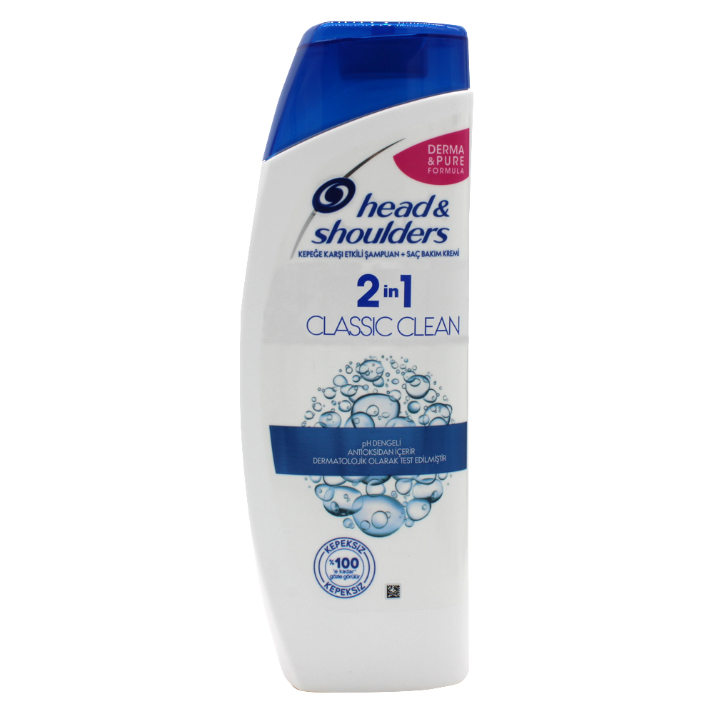HEAD & SHOULDERS SHAMPOO 2 IN 1 13.5 OZ / 400 ML CLASSIC CLEAN