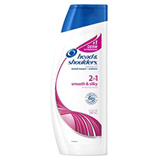 HEAD & SHOULDERS SHAMPOO 2 IN 1 13.5 OZ / 400 ML SMOOTH & SILKY