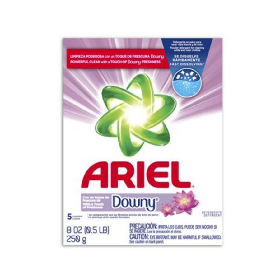 ARIEL POWDER DETERGENT 250 GM 2X POWER W / DOWNY