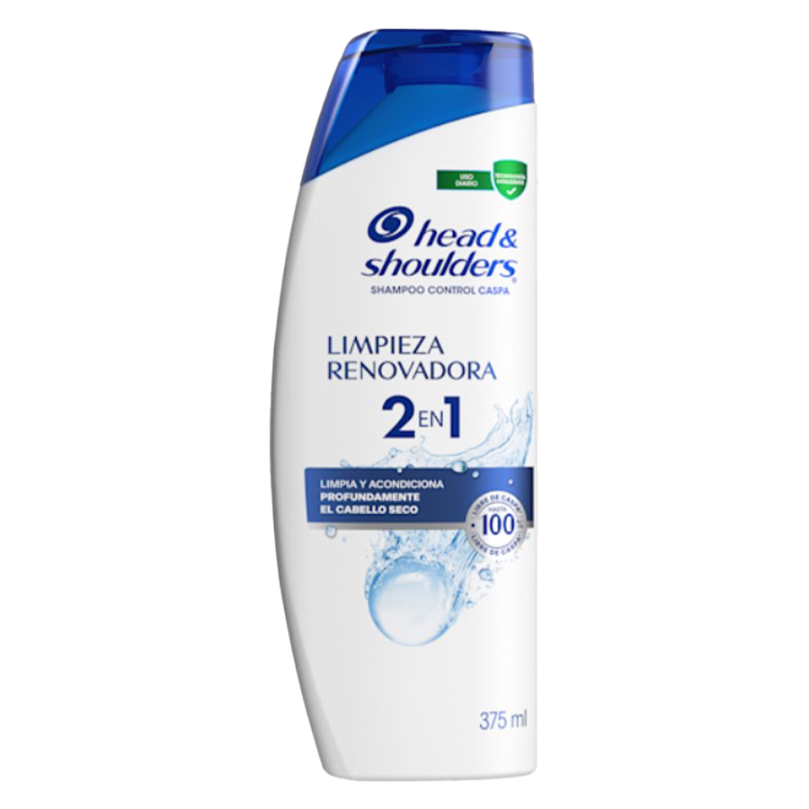 HEAD & SHOULDERS SHAMPOO 375 ML 2IN1 LIMPIEZA RENOVADORA (RENEWING CLEANSE)