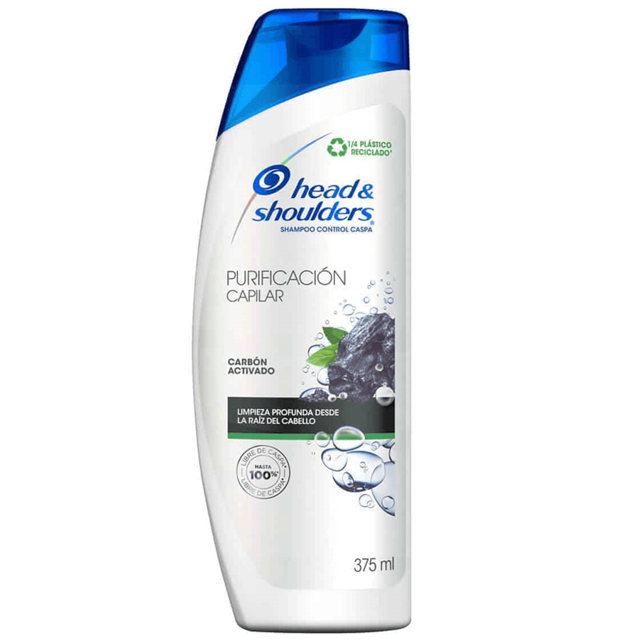 HEAD & SHOULDERS SHAMPOO 375 ML CARBON ACTIVADO