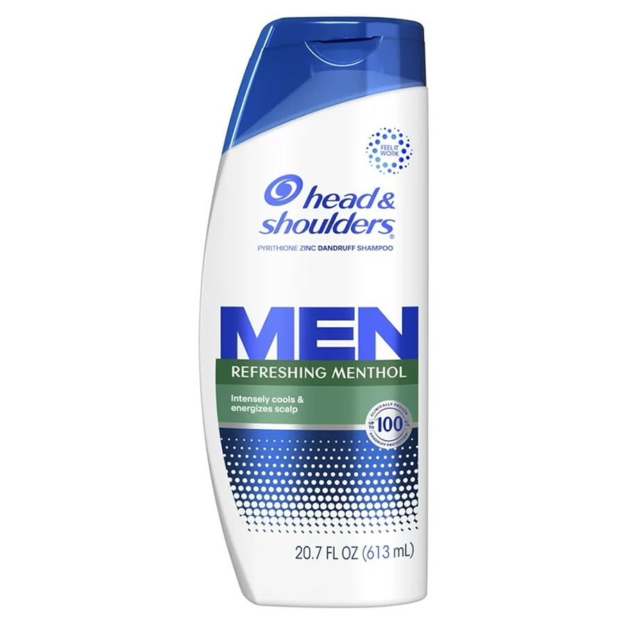 HEAD & SHOULDERS SHAMPOO 613 ML / 20.7 OZ MENTHOL