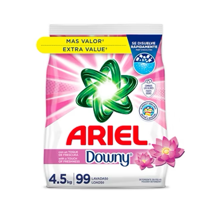 ARIEL POWDER DETERGENT 4.5 KG W- DOWNY