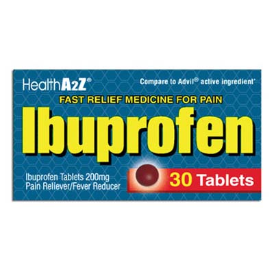 HEALTH A 2Z IBUPROFEN 200 MG 30 CT TABS COMPARE TO ADVIL