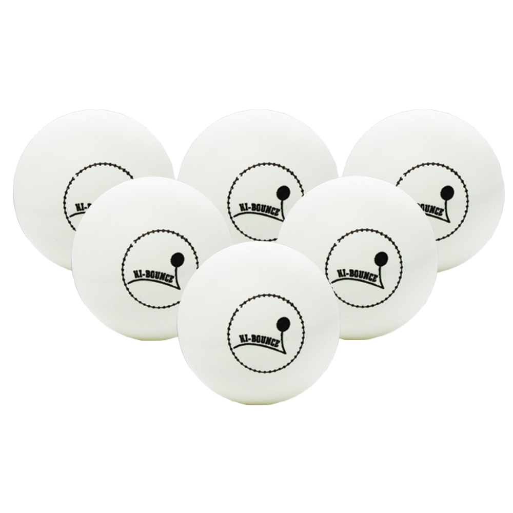 HI BOUNCE PING PONG BALL 6 CT WHITE