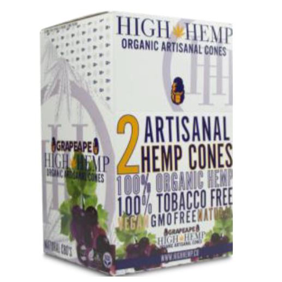 HIGH HEMP CONES 2 CT GRAPE