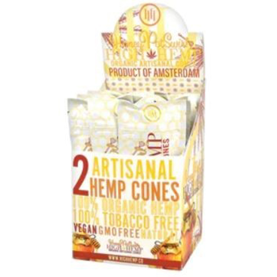 HIGH HEMP CONES 2 CT HONEY