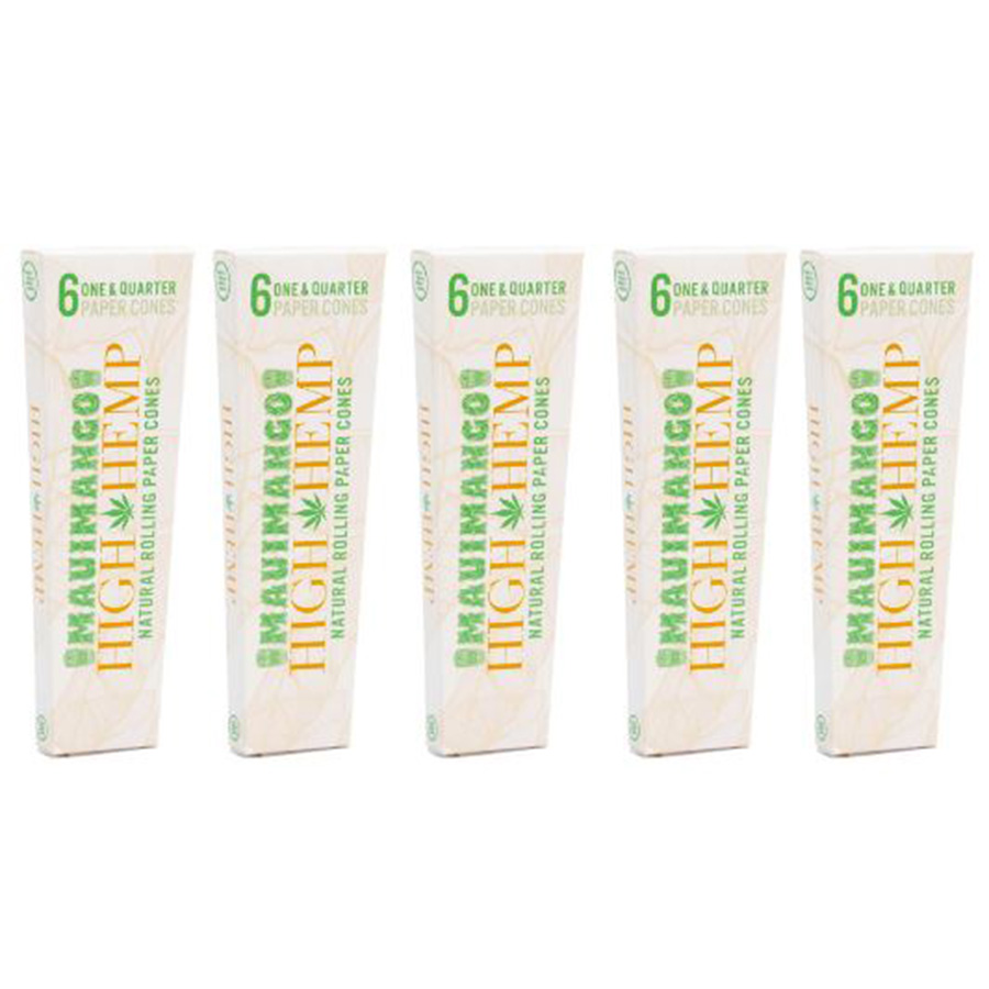 HIGH HEMP PAPER CONE 32 CT MAUI MANGO BOX