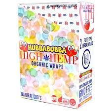 HIGH HEMP WRAPS 2 CT HUBBA BUBBA