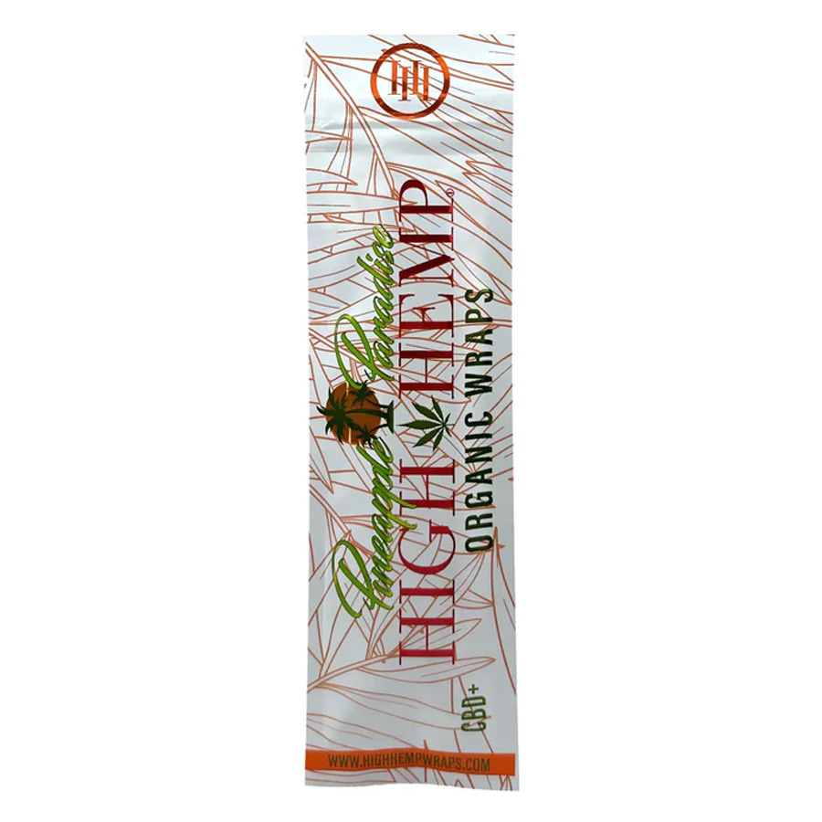 HIGH HEMP WRAPS 2 CT PINEAPPLE PARADISE