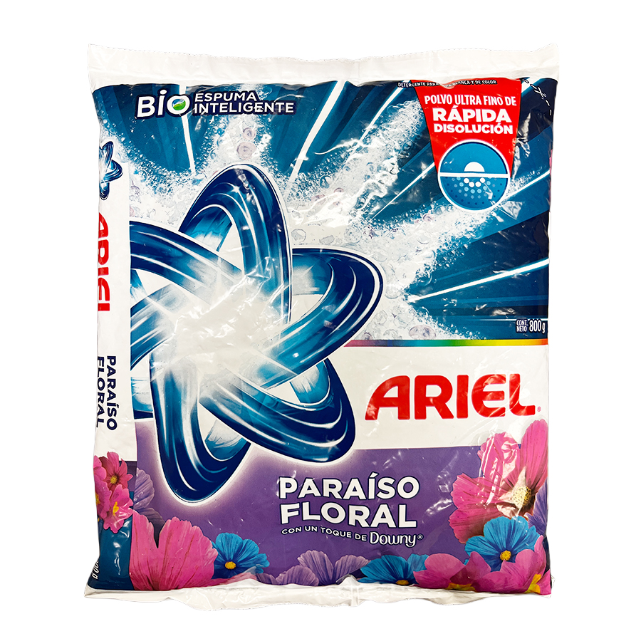 ARIEL POWDER DETERGENT 800 G PARAISO FLORAL