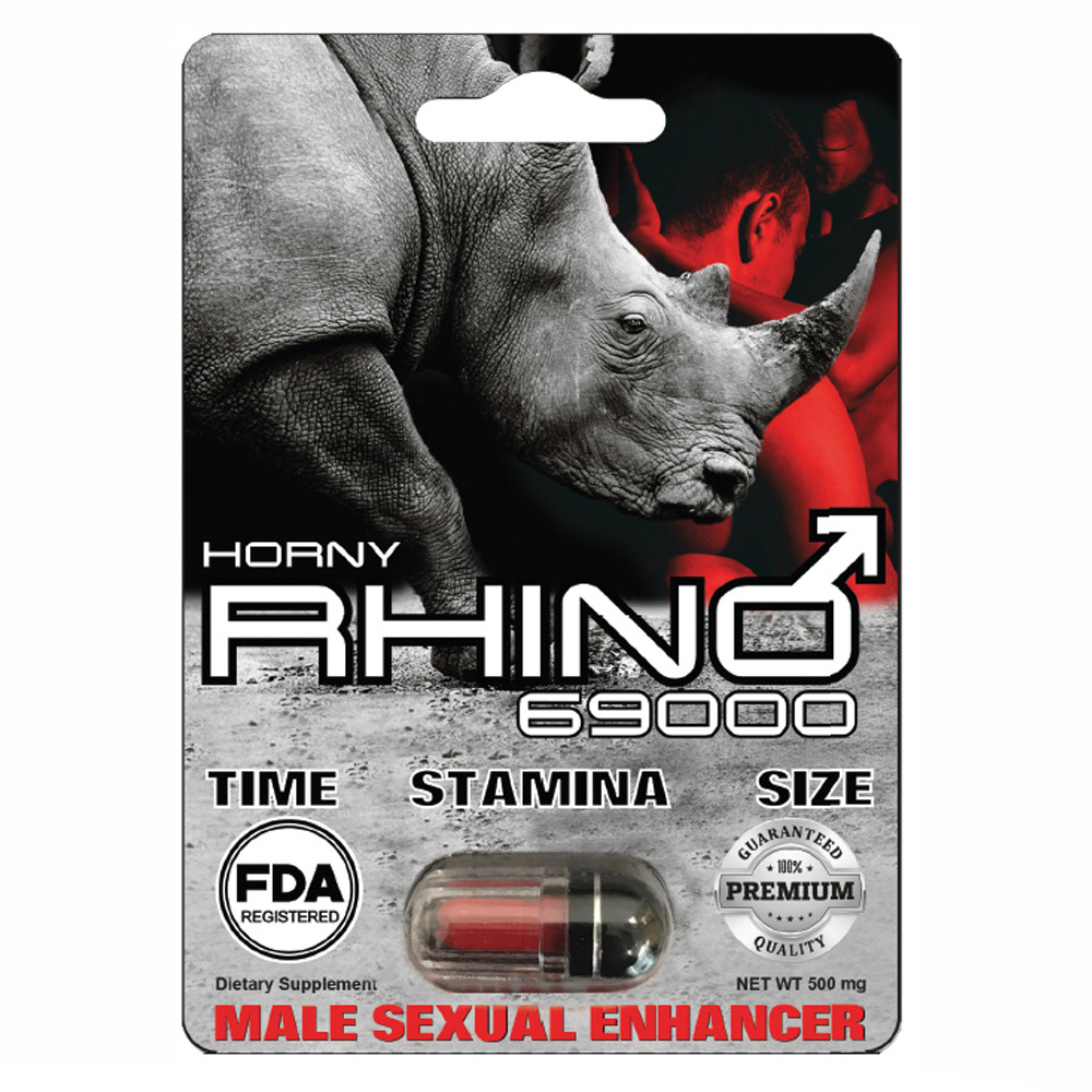 HORNY RHINO MALE ENHANCEMENT 1 CT 69000