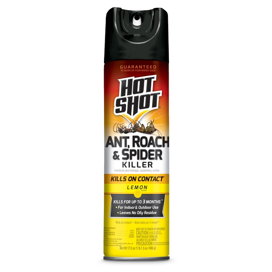 HOT SHOT ANT, ROACH & SPIDER KILLER 17.5 OZ LEMON SCENT