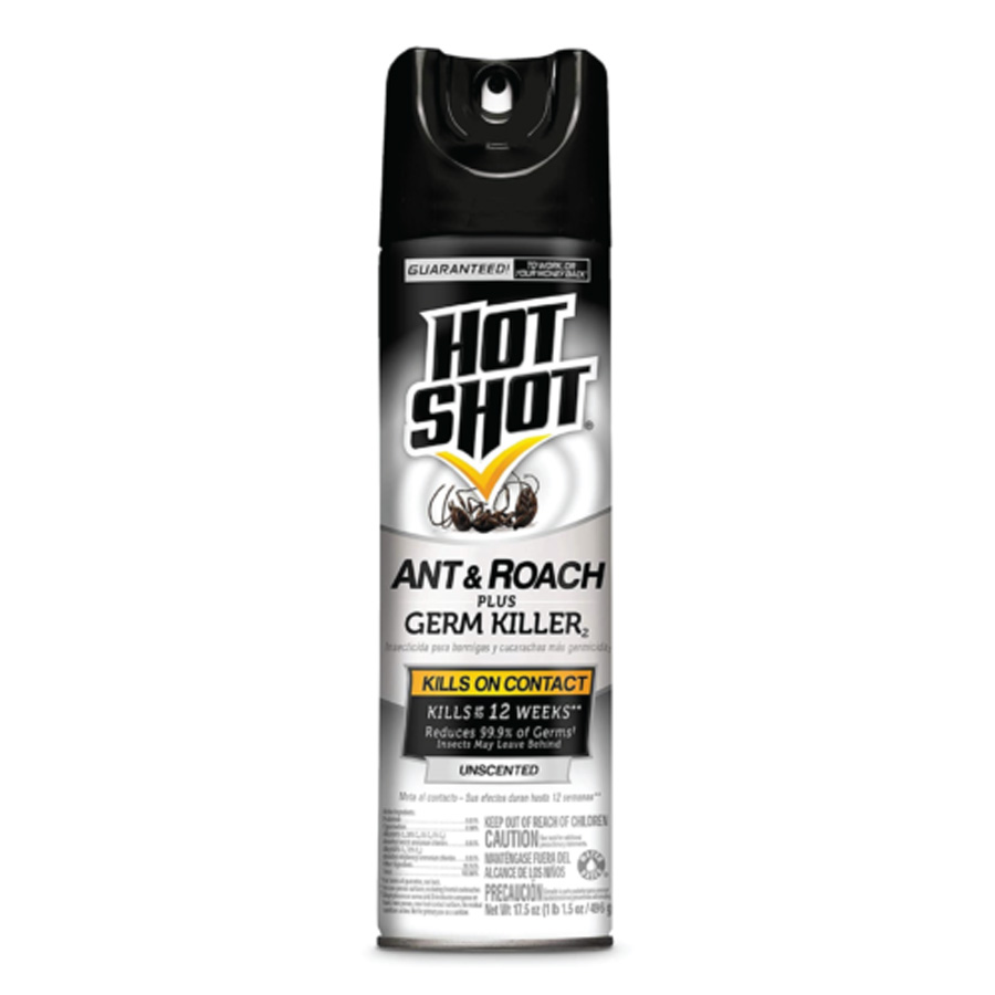 HOT SHOT ANT, ROACH&GERM KILLER SPRAY 17.5 OZ UNSCENTED