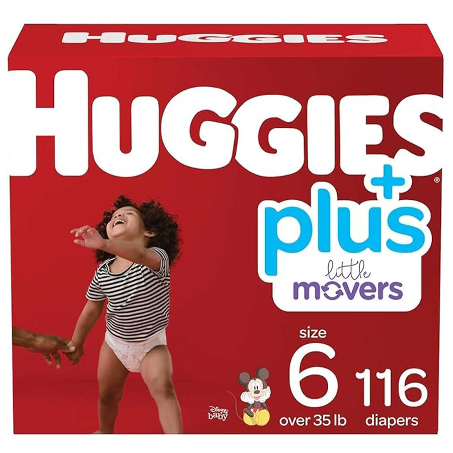 HUGGIES BABY DIAPERS 116 CT #6