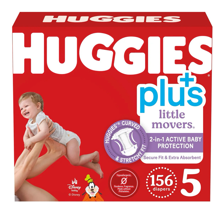 HUGGIES BABY DIAPERS 156 CT #5