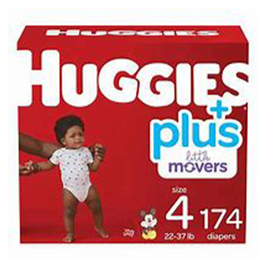 HUGGIES BABY DIAPERS 174 CT #4