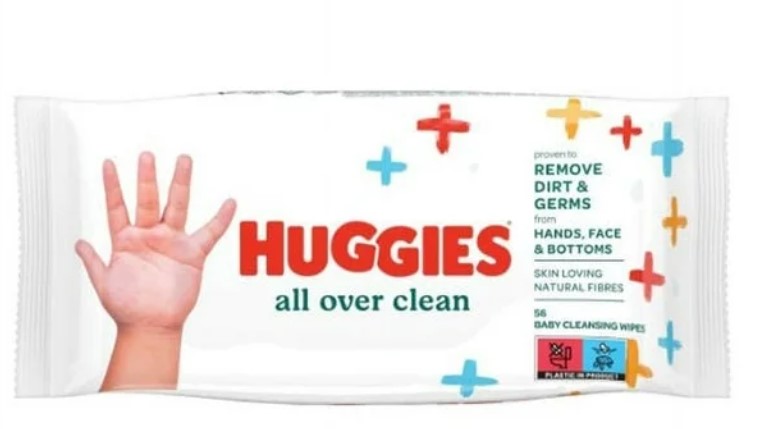 HUGGIES BABY WIPES 56 CT ALL OVER CLEAN